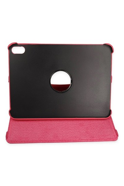 Mey İthalat®  iPad 2022 10.9 (10.nesil) Kılıf 360 Tablet Deri Kılıf - Pembe