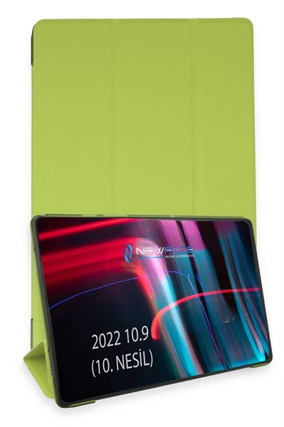 Mey İthalat®  iPad 2022 10.9 (10.nesil) Kılıf Tablet Smart Kılıf - Açık Yeşil