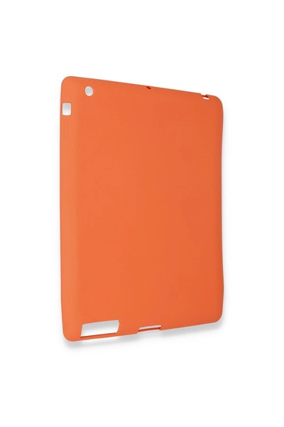 Mey İthalat®  iPad 4 9.7 Kılıf Evo Tablet Silikon - Turuncu