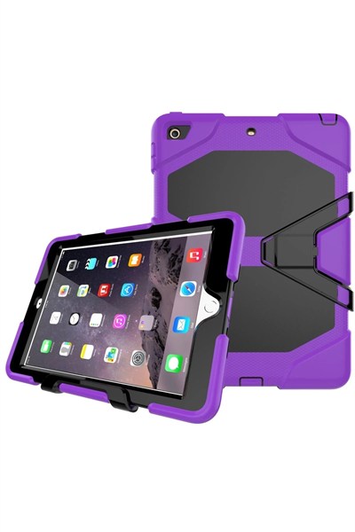 Mey İthalat®  iPad 5 Air 9.7 Kılıf Griffin Tablet Kapak - Mor