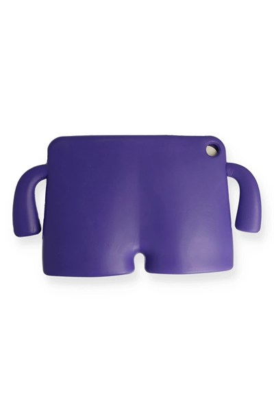 Mey İthalat®  iPad 5 Air 9.7 Kılıf Karakter Tablet Silikon - Mor