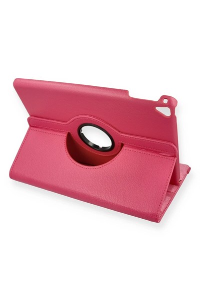 Mey İthalat®  iPad 9.7 (2018) Kılıf 360 Tablet Deri Kılıf - Pembe