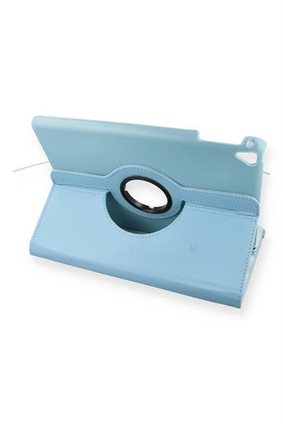 Mey İthalat®  iPad 9.7 (2018) Kılıf 360 Tablet Deri Kılıf - Turkuaz