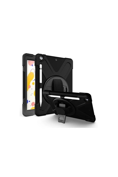 Mey İthalat®  iPad Air 11 (2024) Kılıf Amazing Tablet Kapak - Siyah