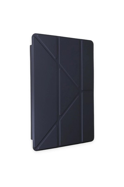 Mey İthalat®  iPad Air 4 10.9 Kılıf Kalemlikli Mars Tablet Kılıfı - Lacivert