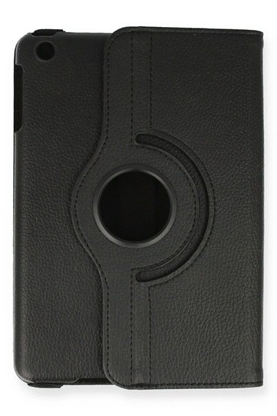 Mey İthalat®  iPad Mini 1 Kılıf 360 Tablet Deri Kılıf - Siyah