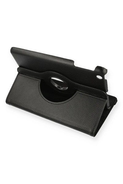 Mey İthalat®  iPad Mini 1 Kılıf 360 Tablet Deri Kılıf - Siyah