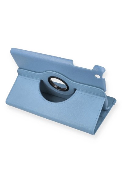 Mey İthalat®  iPad Mini 1 Kılıf 360 Tablet Deri Kılıf - Turkuaz
