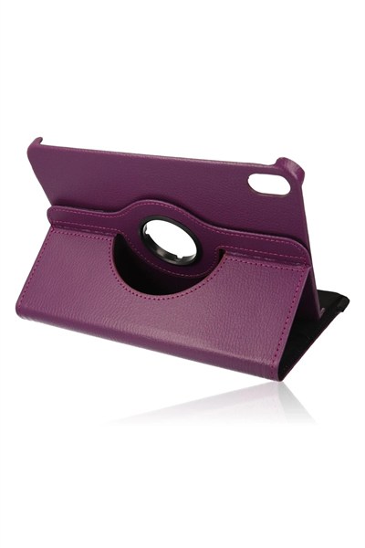 Mey İthalat®  iPad Mini 6 Kılıf 360 Tablet Deri Kılıf - Mürdüm