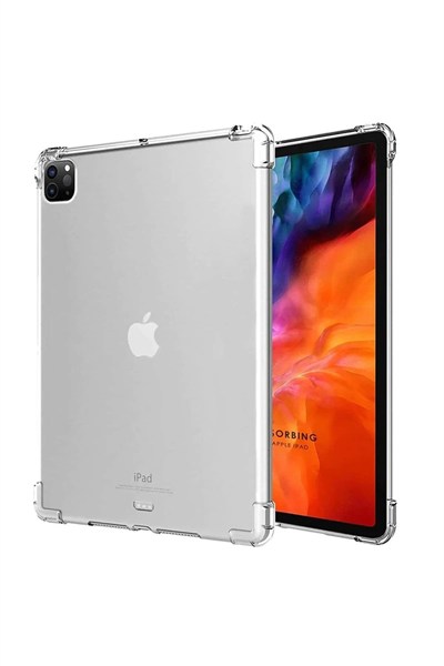Mey İthalat®  iPad Pro 11 (2018) Kılıf Anti Shock Tablet Silikon - Şeffaf
