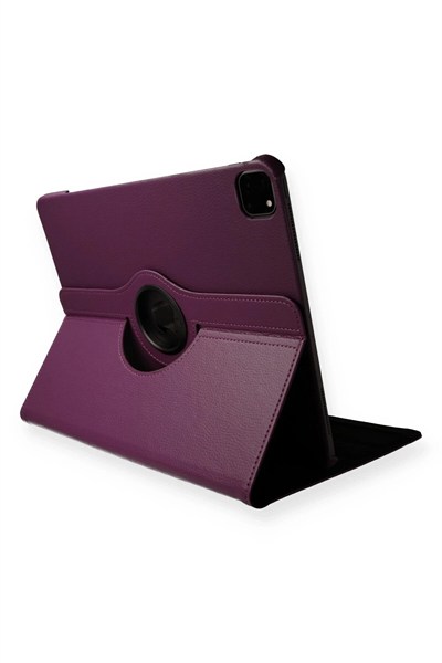 Mey İthalat®  iPad Pro 11 (2020) Kılıf 360 Tablet Deri Kılıf - Mürdüm