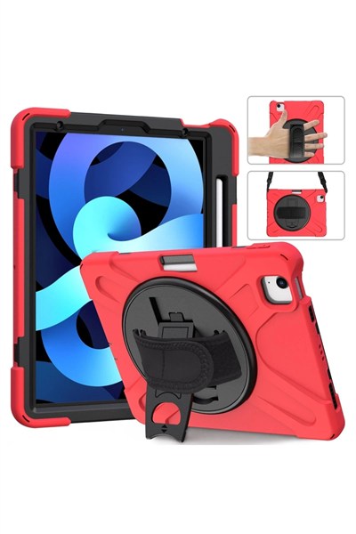 Mey İthalat®  iPad Pro 11 (2020) Kılıf Amazing Tablet Kapak - Kırmızı