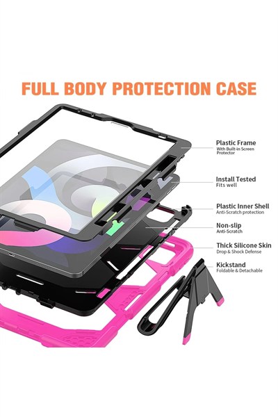 Mey İthalat®  iPad Pro 11 (2020) Kılıf Griffin Tablet Kapak - Pembe