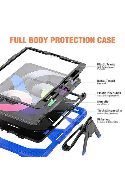 Mey İthalat®  iPad Pro 11 (2020) Kılıf Griffin Tablet Kapak - Mavi