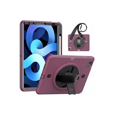 Mey İthalat®  iPad Pro 11 (2020) Kılıf Strap-C Otterbox Tablet Kapak - Mürdüm