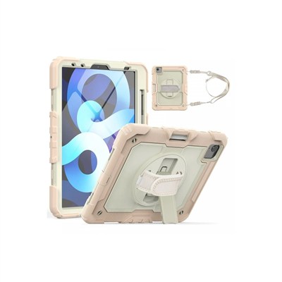 Mey İthalat®  iPad Pro 11 (2020) Kılıf Strap New Tablet Kapak - Pembe