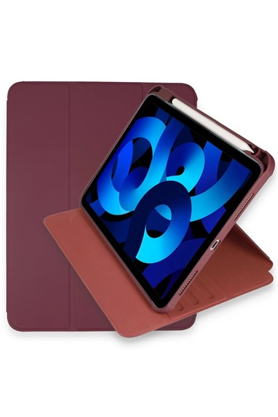 Mey İthalat®  iPad Pro 11 (2021) Kılıf Starling 360 Kalemlikli Tablet Kılıf - Mor