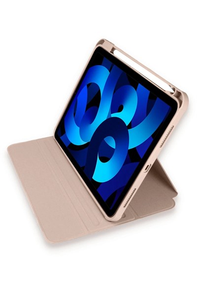 Mey İthalat®  iPad Pro 11 (2021) Kılıf Starling 360 Kalemlikli Tablet Kılıf - Rose Gold
