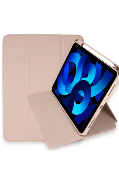Mey İthalat®  iPad Pro 11 (2021) Kılıf Starling 360 Kalemlikli Tablet Kılıf - Rose Gold