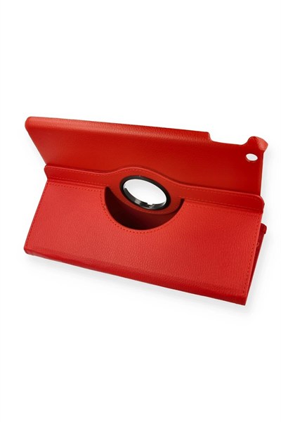 Mey İthalat®  iPad Pro 11 (2024) Kılıf 360 Tablet Deri Kılıf - Kırmızı