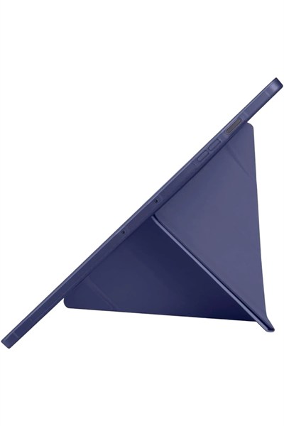 Mey İthalat®  iPad Pro 11 (2024) Kılıf Kalemlikli Hugo Tablet Kılıfı - Lacivert