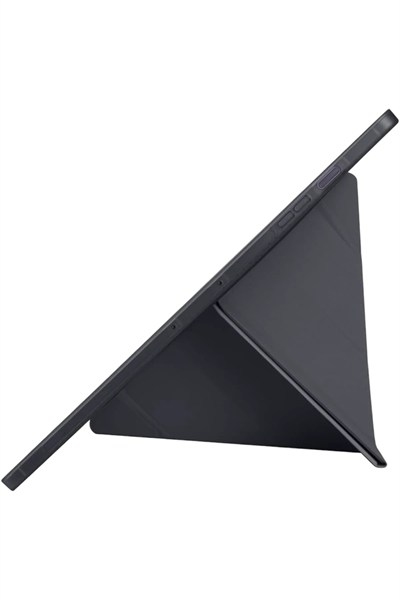 Mey İthalat®  iPad Pro 13 (2024) Kılıf Kalemlikli Hugo Tablet Kılıfı - Siyah