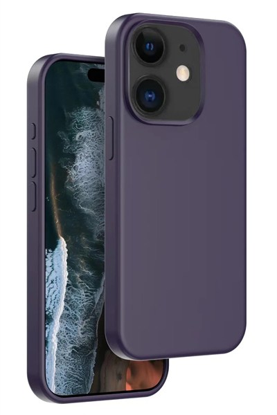 Mey İthalat®  iPhone 11 Home Magsafe Kapak - Derin Mor