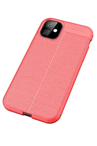 Mey İthalat®  iPhone 11 Kılıf Auto Focus Kapak - Kırmızı