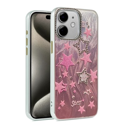 Mey İthalat®  iPhone 11 Kılıf Blade Aynalı Desenli Kapak - Desen 7