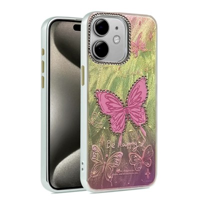 Mey İthalat®  iPhone 11 Kılıf Blade Aynalı Desenli Kapak - Desen 5