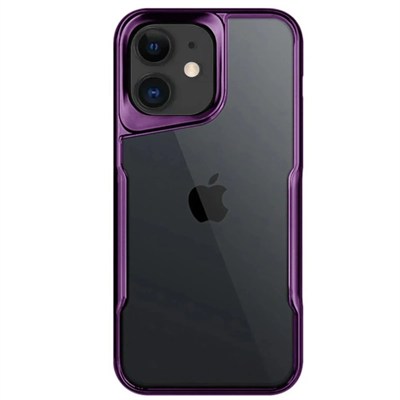 Mey İthalat®  iPhone 11 Kılıf Boyi Silikon Kapak - Derin Mor