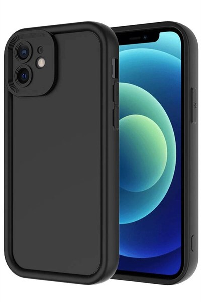 Mey İthalat®  iPhone 11 Kılıf Viera Silikon - Siyah