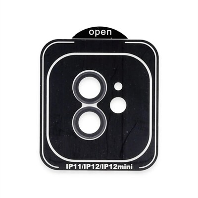 Mey İthalat®  iPhone 11 PVD Metal Kamera Lens - Siyah