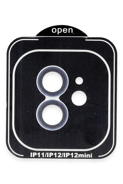 Mey İthalat®  iPhone 11 PVD Metal Kamera Lens - Mavi