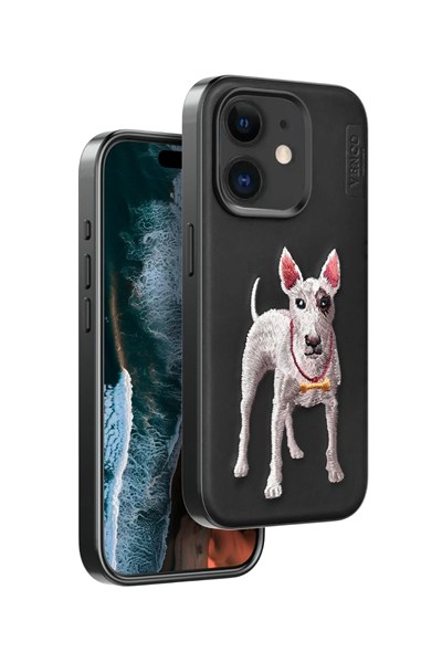 Mey İthalat®  iPhone 11 Perma Desenli Kapak - Siyah