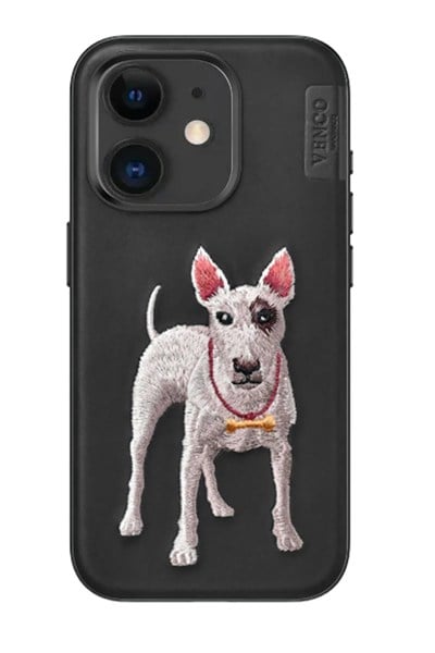 Mey İthalat®  iPhone 11 Perma Desenli Kapak - Siyah