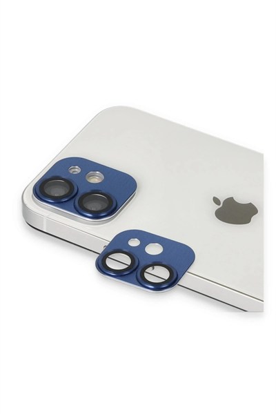 Mey İthalat®  iPhone 11 Pers Alüminyum Kamera Lens - Lacivert
