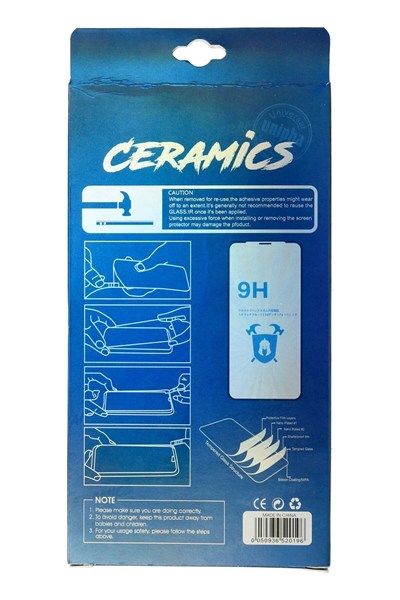 Mey İthalat®  iPhone 11 Pro 34D Izgaralı Cam