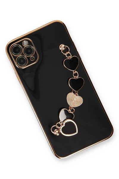 Mey İthalat®  iPhone 11 Pro Kılıf Esila Silikon - Siyah