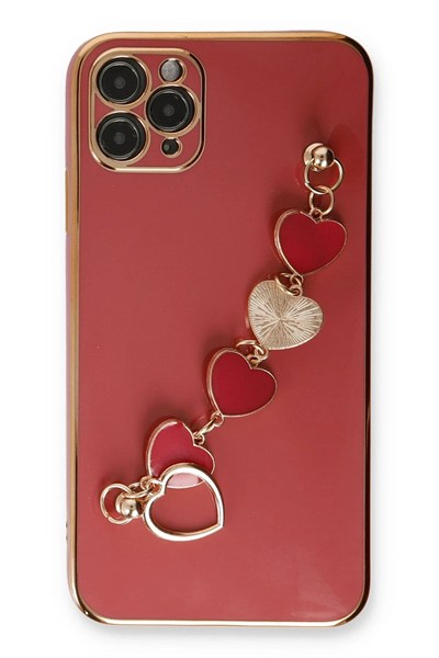 Mey İthalat®  iPhone 11 Pro Kılıf Esila Silikon - Kırmızı