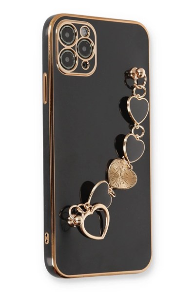 Mey İthalat®  iPhone 11 Pro Kılıf Esila Silikon - Siyah