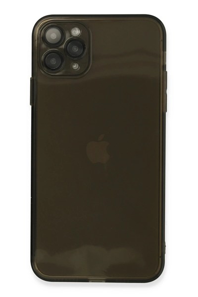 Mey İthalat®  iPhone 11 Pro Kılıf Fly Lens Silikon - Siyah