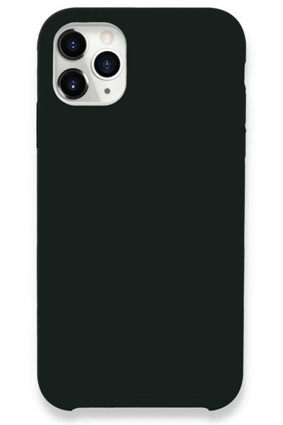 Mey İthalat®  iPhone 11 Pro Kılıf Lansman Legant Silikon - Koyu Yeşil