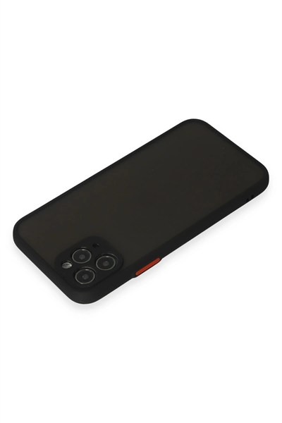 Mey İthalat®  iPhone 11 Pro Kılıf Montreal Silikon Kapak - Siyah