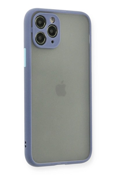 Mey İthalat®  iPhone 11 Pro Kılıf Montreal Silikon Kapak - Gri