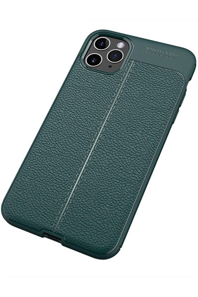 Mey İthalat®  iPhone 11 Pro Max Kılıf Auto Focus Kapak - Yeşil
