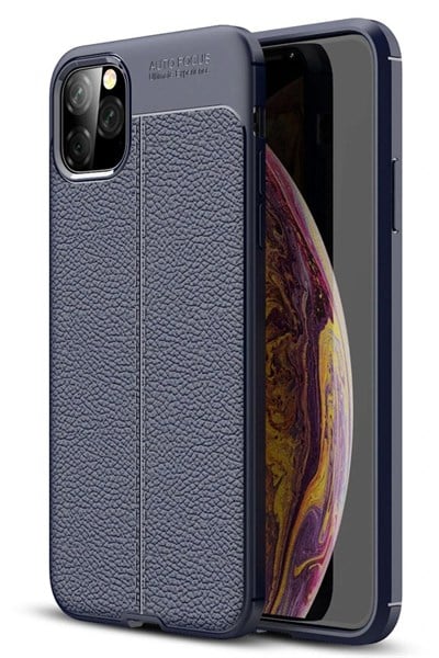 Mey İthalat®  iPhone 11 Pro Max Kılıf Auto Focus Kapak - Lacivert