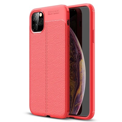Mey İthalat®  iPhone 11 Pro Max Kılıf Auto Focus Kapak - Kırmızı