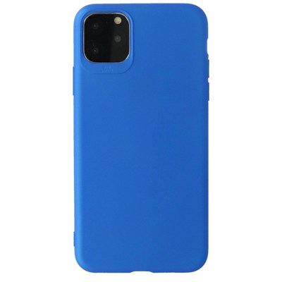 Mey İthalat®  iPhone 11 Pro Max Kılıf First Silikon - Mavi