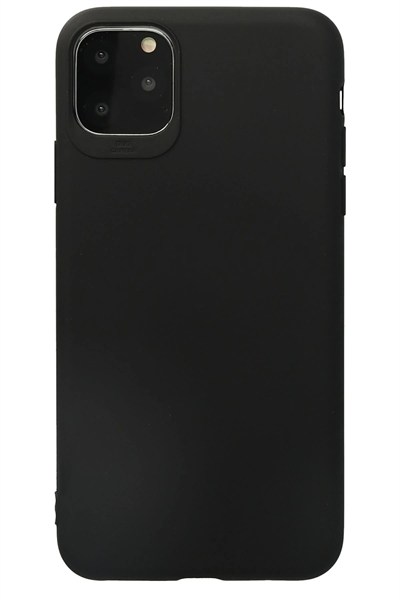 Mey İthalat®  iPhone 11 Pro Max Kılıf First Silikon - Siyah